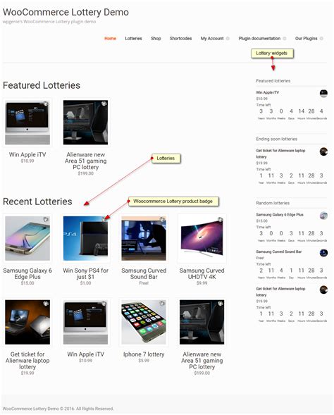 woocommerce lottery|wpgenie.